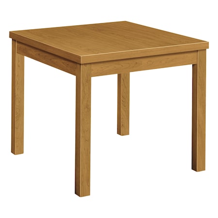 Hon Square Occasional Table, 24" W, 24" L, 20" H, Harvest Top, High-Pressure Laminate H80192.CC